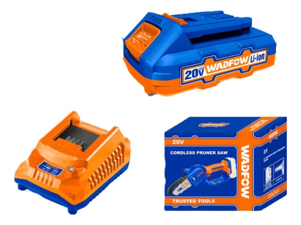 Mini Motosierra A Bateria 5 20v P20s Bat - Wclp552 Wadfow Co - Imagen 4