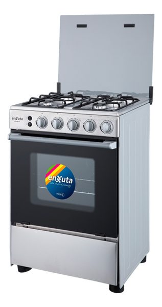 Cocina A Gas 4 Hornallas Enxuta Cenx9604i Inox Grill Superio - Imagen 4