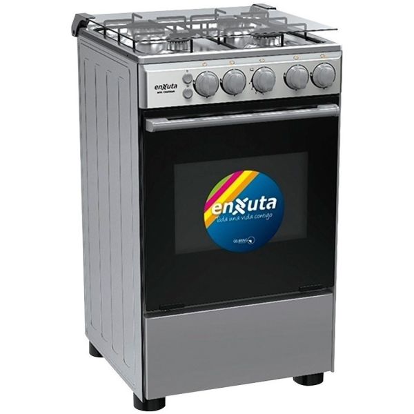 Cocina A Gas Enxuta Inox Cenx9504i Termocupla Seguridad Colo - Imagen 2