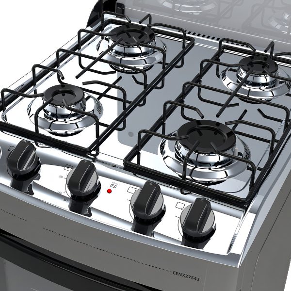 Cocina Supergas 4 Hornallas Titanio Con Termocupla Y Grill - Imagen 3