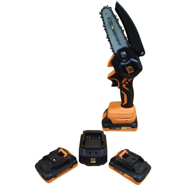 Electrosierra A Bateria Lusqtoff Cargador 2 Baterias