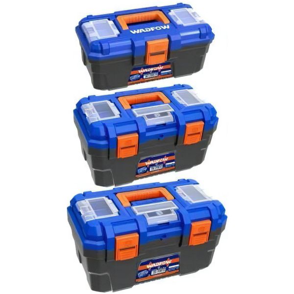 Set X 3 Cajas De Herramienta Plasticas Wadfow Wtb2103