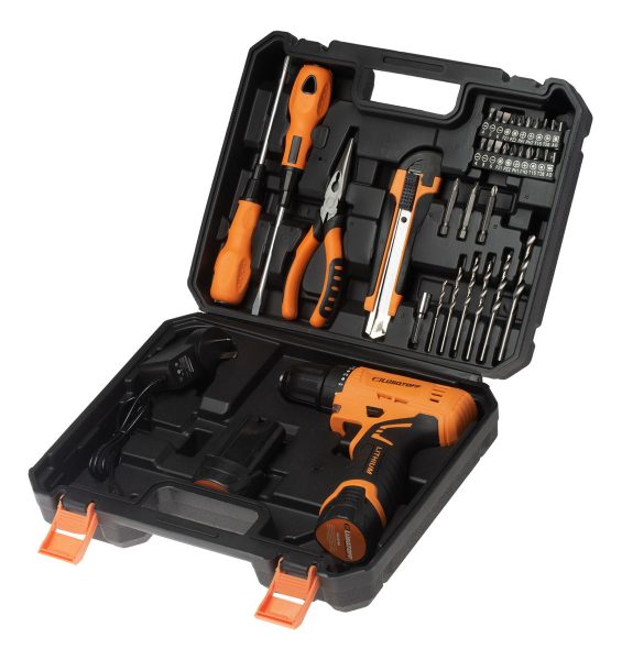 Taladro Atornillador Bateria 12v Lusqtoff + Kit Heramientas - Imagen 3