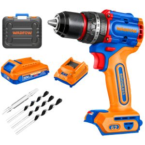 Taladro Atornillador 2 Batería 20v Cargador Y Accesorios