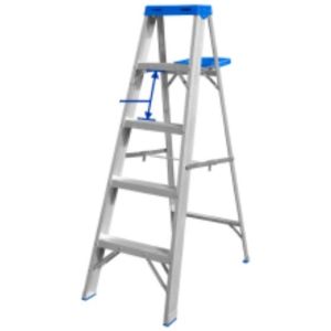 Escalera Pintor 5 Esc 150kg Con Bandeja Wadfow Wld4h05 Color