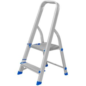 Escalera Familiar Aluminio 2 Escalones 120kg Wadfow Wld3h02