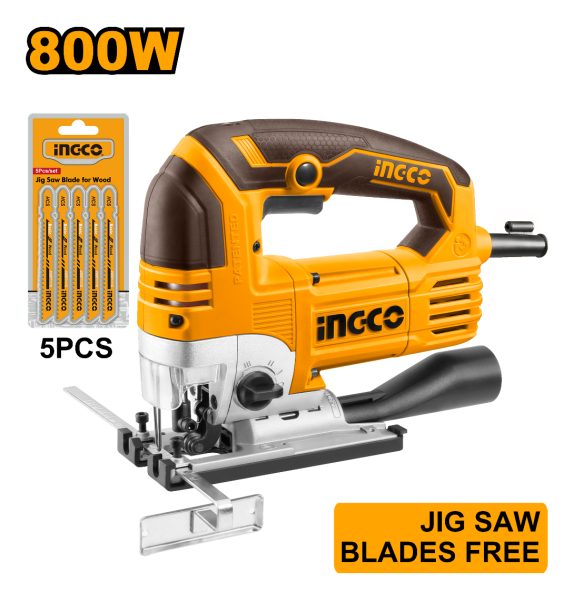 Sierra Caladora De Mano 800w Accesorios Ingco Js80068 - Imagen 2
