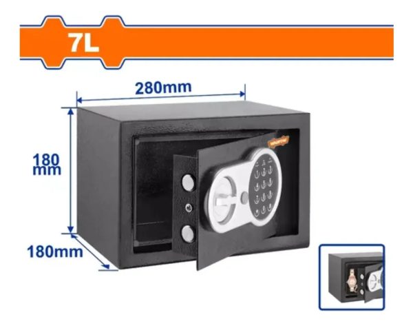 Caja Fuerte Digital 11l Wadfow Web1520 - Ferreteria Chaplin - Imagen 2