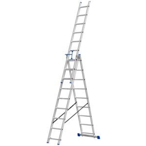Escalera Extensible 3 Secciones X 9 Escalones Wadfow Wld6539