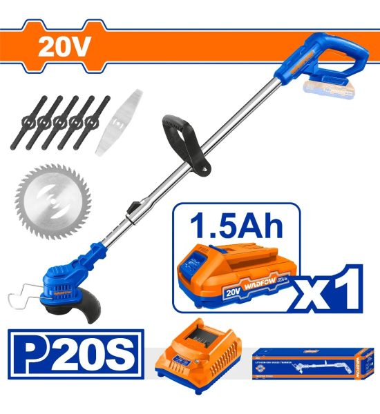 Desmalezadora 20volt Bateria + Cargador 1.5ah Wgtp511 - L N - Imagen 2