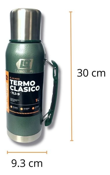 Termo 1 Litro Acero Inoxidable Lusqtoff Frio Y Calor - Imagen 18