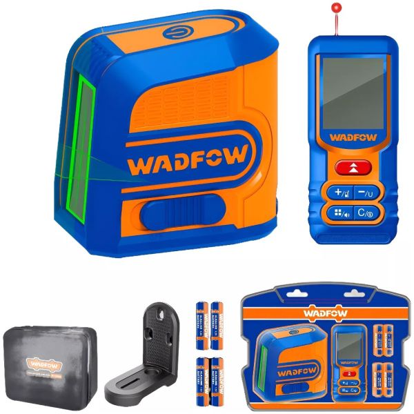 Set Medicion Nivel Laser Verde 30 Mts (wle2m03) + Medidor De