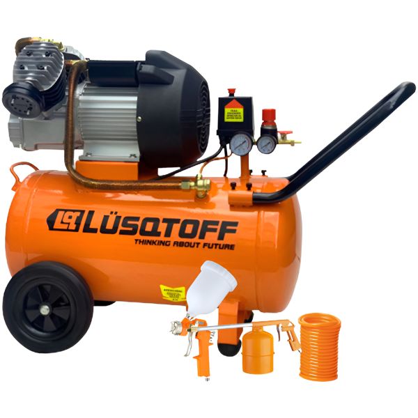 Compresor Eléctrico Portátil Lusqtoff 3,5 Hp 50 Lts