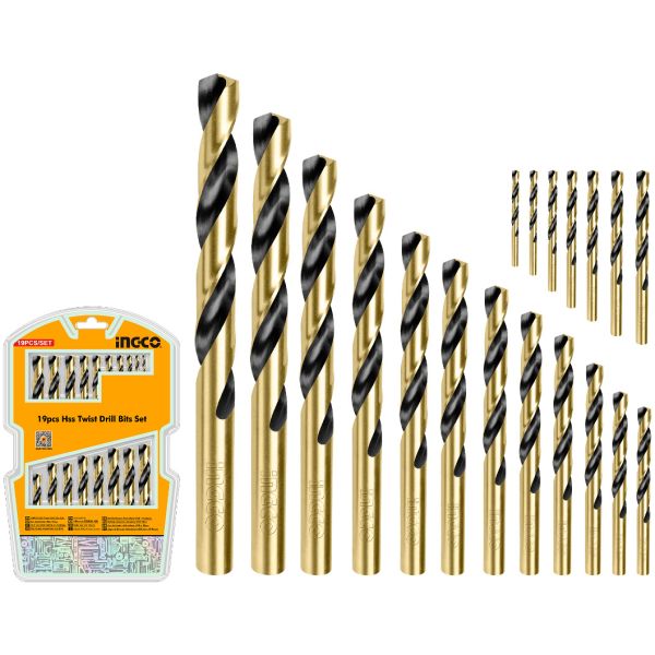 Set X 19 Mechas P Metal Ingco Akdb9190
