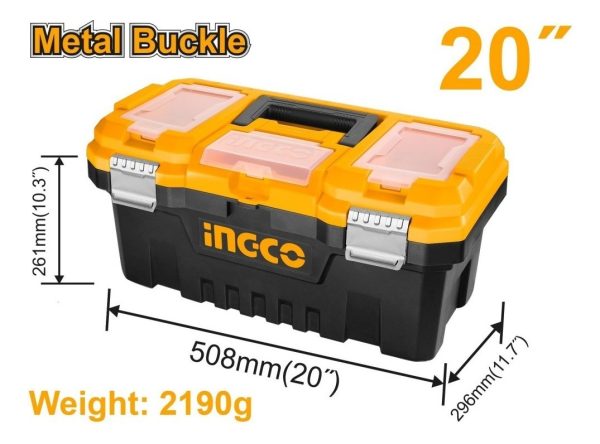 Caja Herramientas 20 Brocheta Metal Ingco Pbx2002 * * - Imagen 2