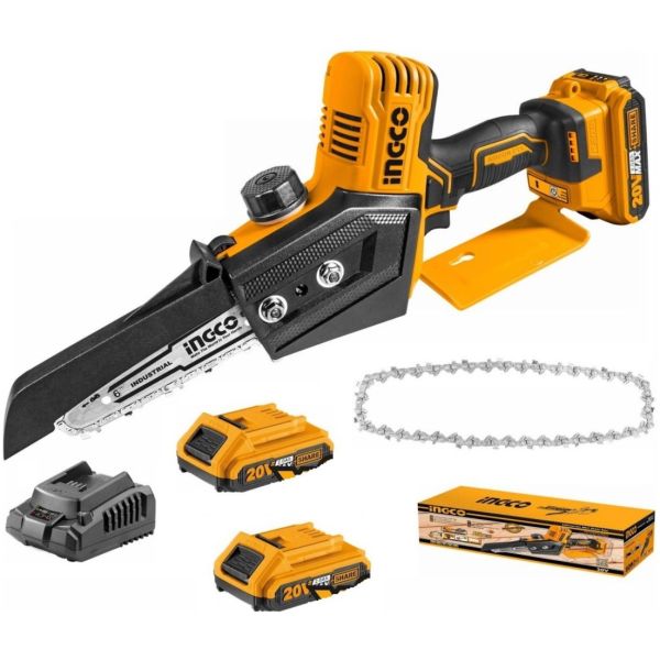 Mini Motosierra 20v C Bat Y Carg P20s Ingco Cgsli20682 * *