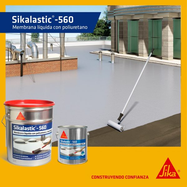 Sikalastic 560 Membrana Liquida C/poliuretano 20 Kg Acabado - Imagen 2