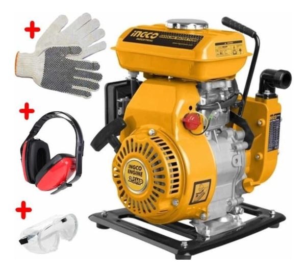 Motobomba A Nafta 100lt Motor 2.5hp 18mt Ingco Gwp102 * * - Imagen 2