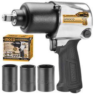 Llave De Impacto Neumatica 1/2 Ingco Industrial Aiw12561