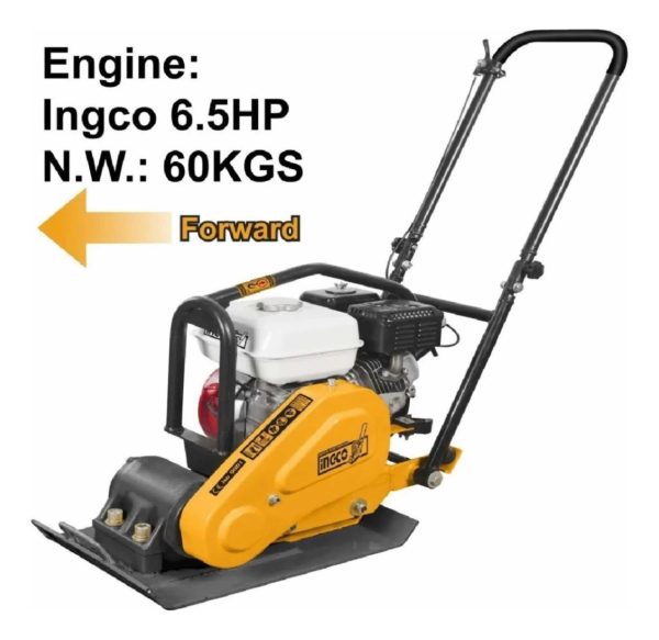 Plancha Compactadora 60kg Gasolina Ingco Gcp060-2 * * - Imagen 3