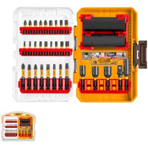 Set 33 Piezas Puntas Y Dados Para Impacto Ingco Akdl63306