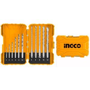 Set 11 Mechas Mamposteria Comun Y Sds Plus Ingco Akdl31101