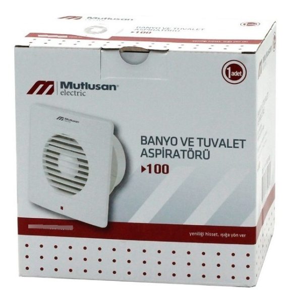 Extractor De Aire Para Baño 100 Mm Mutlusan G P Color Blanco - Imagen 3