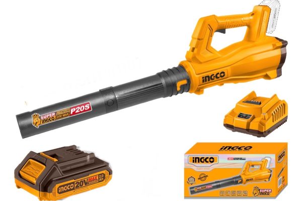 Sopladora 20v 8.5m3/min Con Bateria Y Carg Ingco Cabli203235