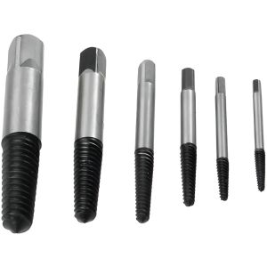 Kit 6 Contra Macho Extractor De Tornillos Ingco Ase106
