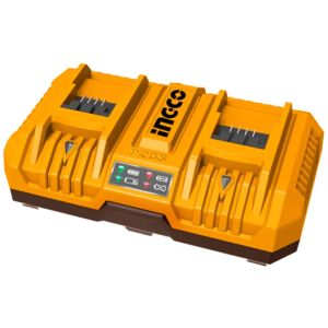 Cargador 20v Doble 8ah Rapido Ingco Fcli2082