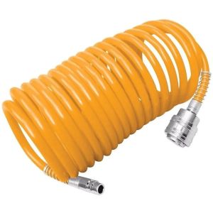 Manguera Espiral Para Compresor De Aire 15mts 12bar Ingco