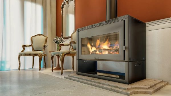 Calefactor Premium A Leña Grande 250m2 + Kit Sefia Toledo - Imagen 5