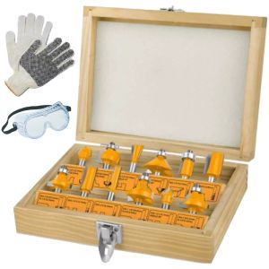 Kit 12 Fresas 6mm Ingco Akrt1201 * *