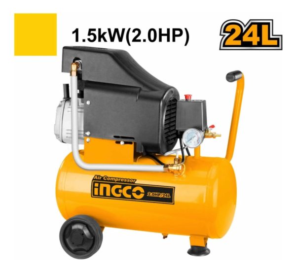 Compresor De Aire 24lt 2hp Ingco Ac202411 * * - Imagen 3