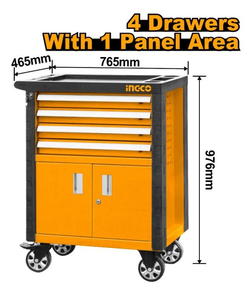 Gabinete Carro Taller Metal P/ Herramientas Ingco Hdtc01042 - Imagen 2