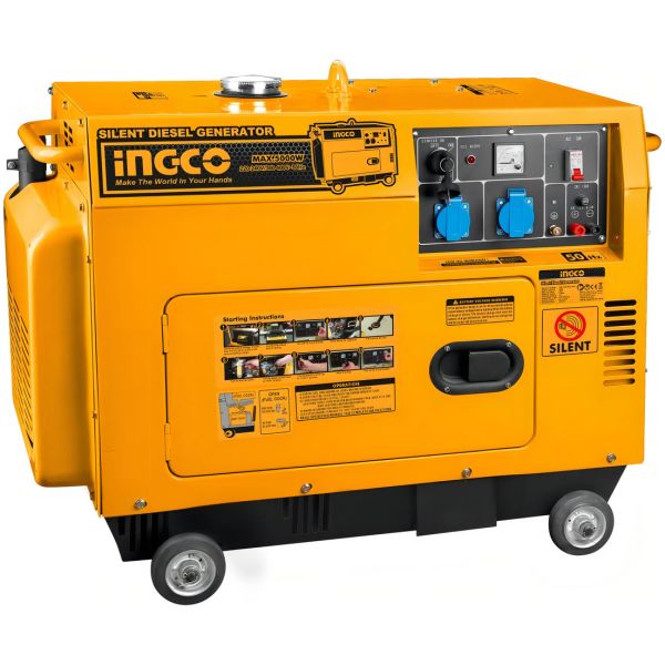 Generador Portátil Ingco Gse50001 Con Tecnología Avr