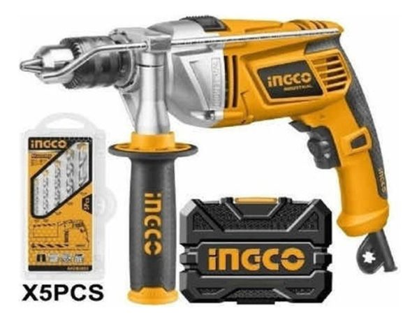 Taladro Percutor Indust 1100w +5 Mechas Ingco Id11008-1 * * - Imagen 3