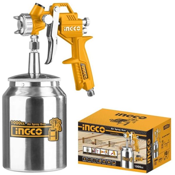 Pistola Para Pintar Pulverizador Alta Presión 1000cc Ingco