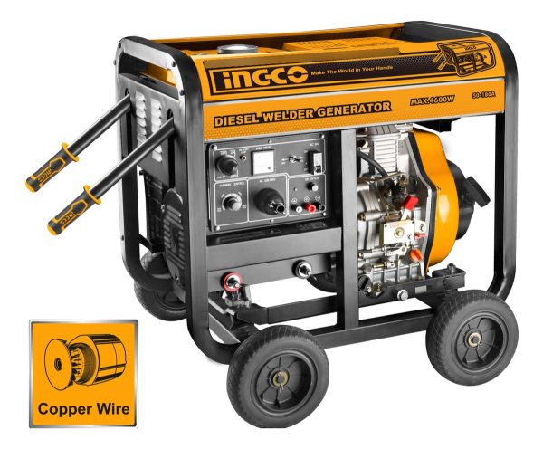 Generador Diesel 4,6kw 180 Cargador 12v Ingco - Imagen 2