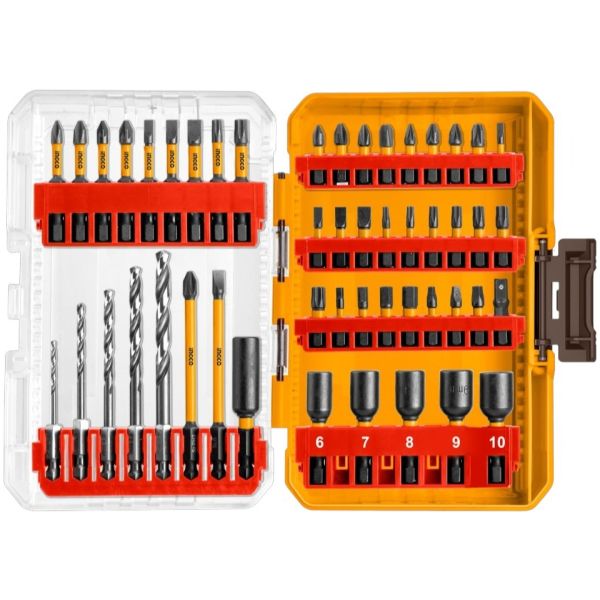 Set 49 Puntas Y Mechas Destornillador Impac Ingco Akdl24906