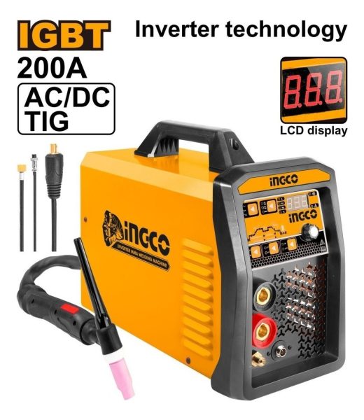 Soldadora Inverter Ac/dc Tig Mma 200 Ingco Acdctig2001 * * - Imagen 4