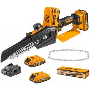 Mini Motosierra Ingco C Bat Y Cargador P20s 20v Cgsli20682