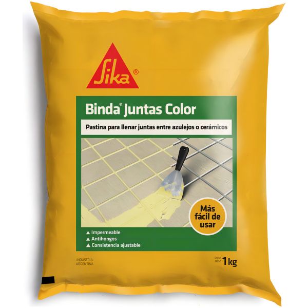 Pastina Binda Juntas Sika Color Blanco Cerámicas X 1 Kg