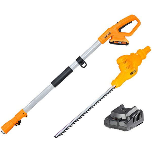 Cortaseto Podador De Altura Inalámbrico 20v Bat+carg Ingco