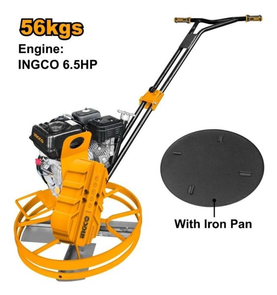 Alisador Concreto Helicoptero 6.5hp 56kg Ingco Gpt241-2 - Imagen 3