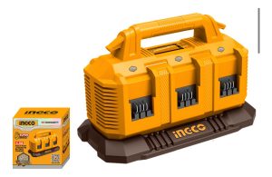 Cargador 20v Para 6 Baterias 4a Ingco Fcli2064