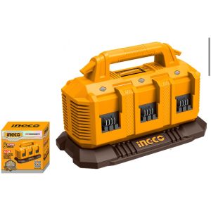 Cargador 20v Para 6 Baterias 4a Ingco Fcli2064
