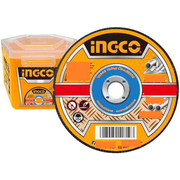 Lata X 50 Discos 4 1/2 X 1.2mm Corte Ingco Mcd1211550 * *