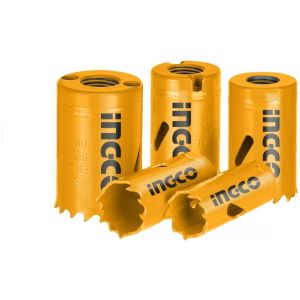 Juego 7 Mechas Bi Metal Copa Madera Metal Pvc Ingco Akh0071