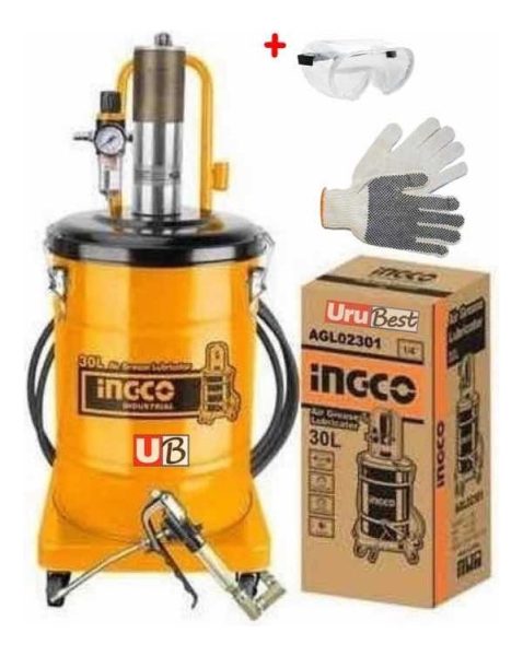 Engrasador Neumatico 45lt 250l/min Ingco Agl02451 * * - Imagen 2